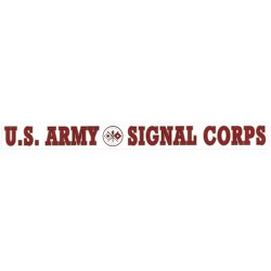 Mylar Decal - U.S. Army Signal Corps Decal