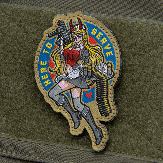 "HERE TO SERVE" ANIME MORALE PATCH