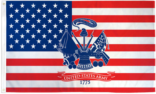 US Flag W/ ARMY FLAG