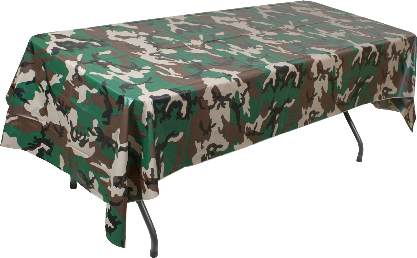 Woodland Camo Tablecloth