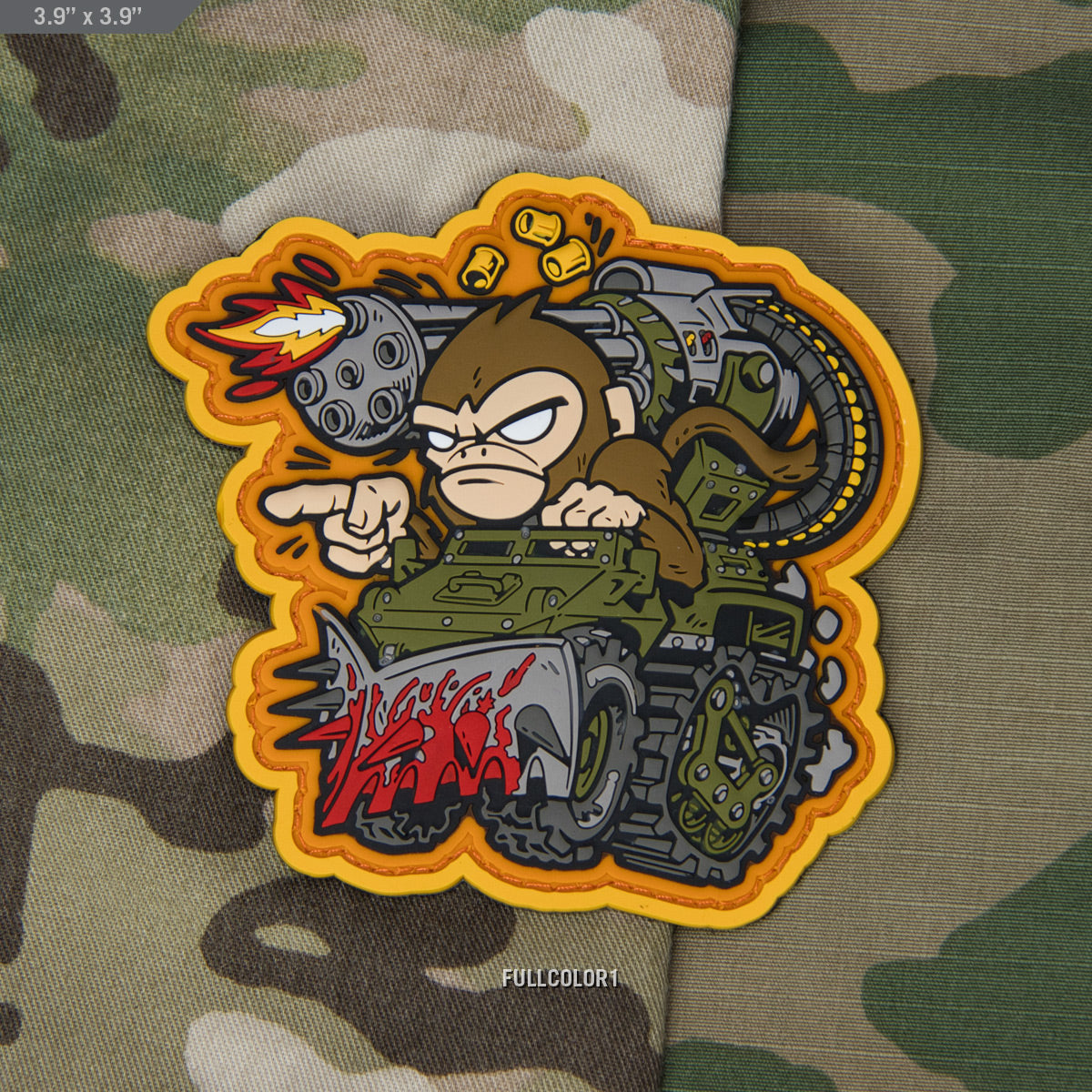 WAR MACHINE MONKEY! PVC MORALE PATCH