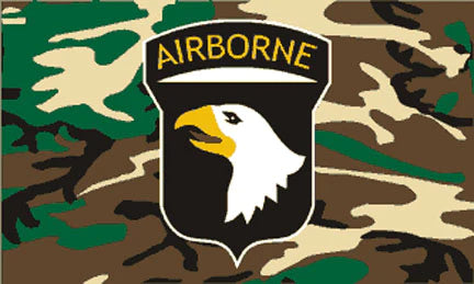 101st Airborne Camo Flag