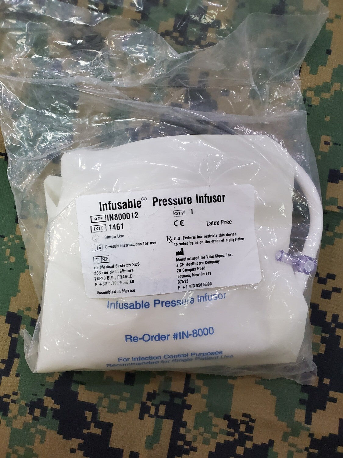 INFUSABLE PRESSURE INFUSOR