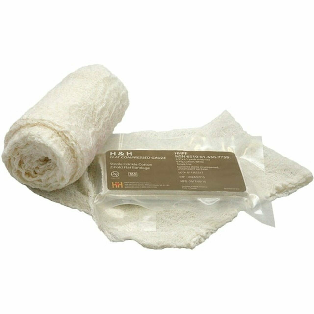 H&H FLAT COMPRESSED GAUZE