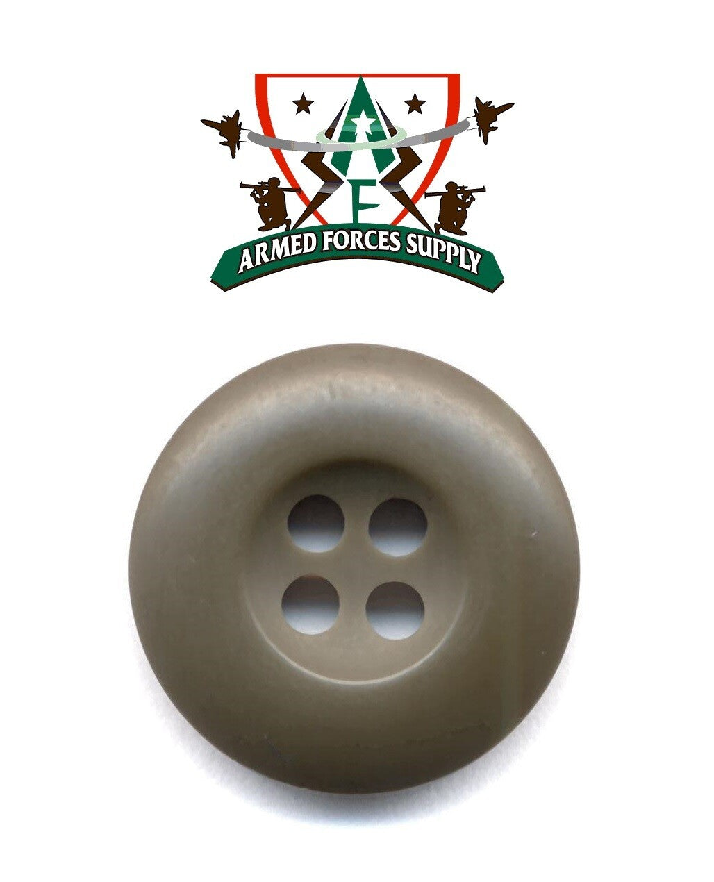 LOT OF 10 OD GREEN BDU UNIFORM BUTTONS