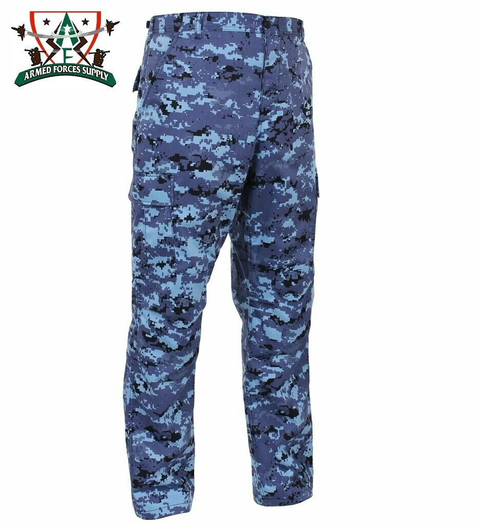 NAVY BLUE DIGITAL MARPAT UNIFORM PANTS