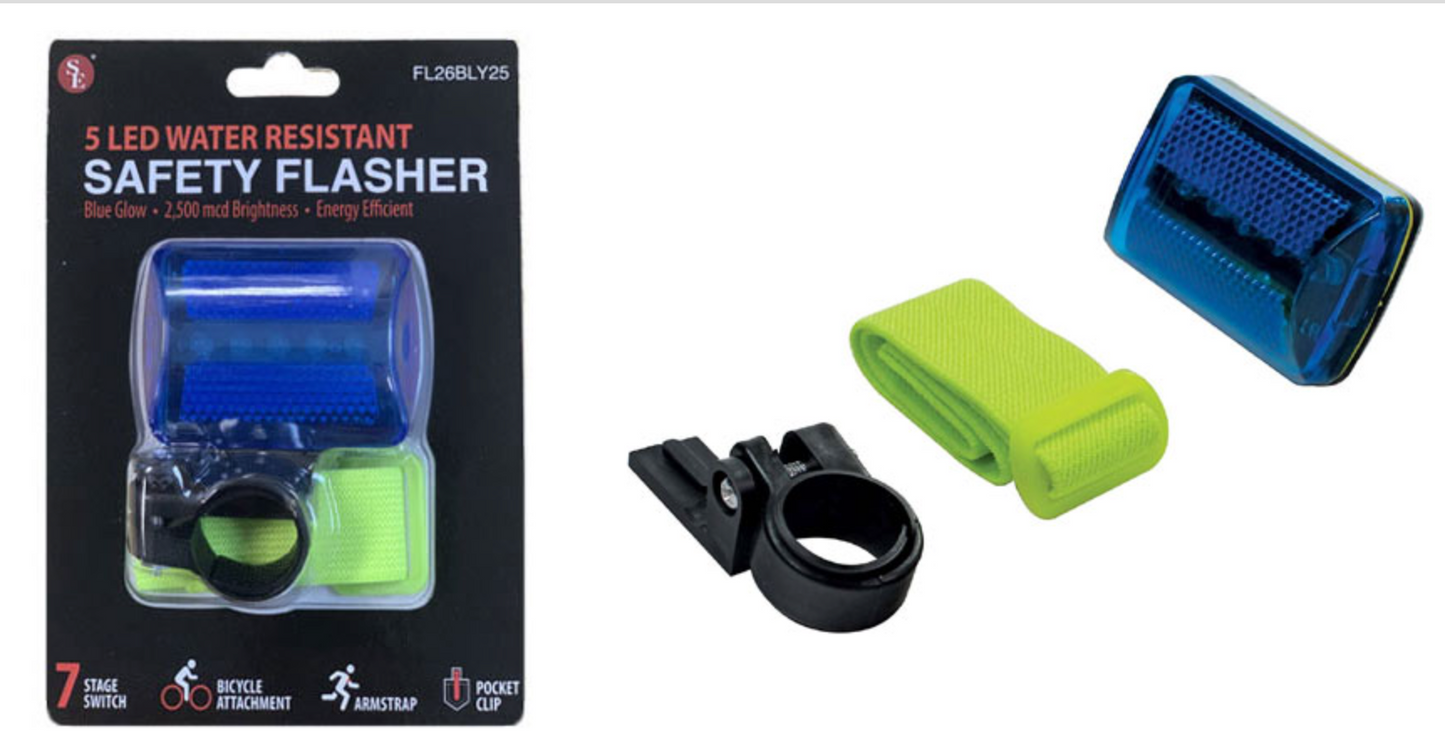 5 LED WATER RESISTANT SAFETY FLASHER