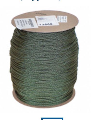 1,200' SPOOL OD GREEN 550 PARACORD