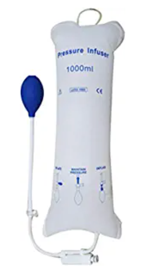 Pressure Infusion Bag 1000ml for Blood and Fluid Quick Infusion