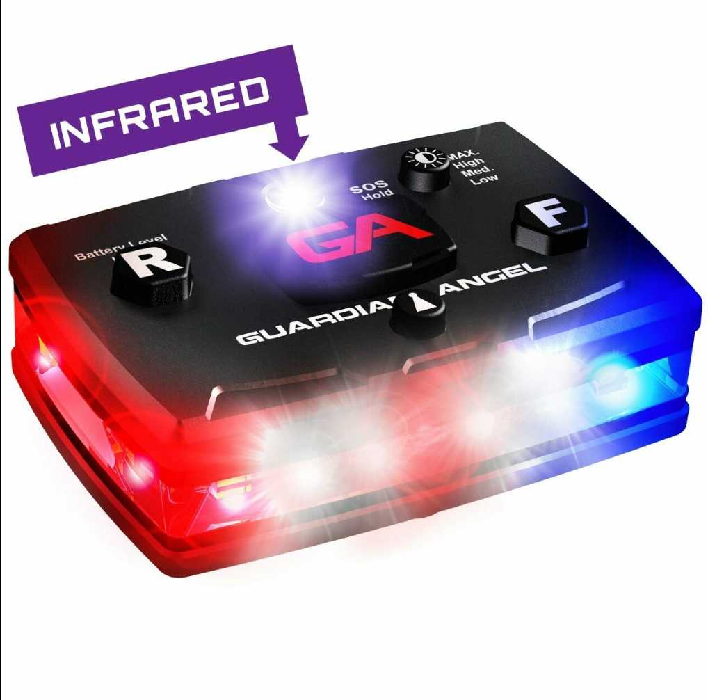 GUARDIAN ANGEL RED/BLUE/INFARED LAW ENFORCEMENT SAFETY LIGHT