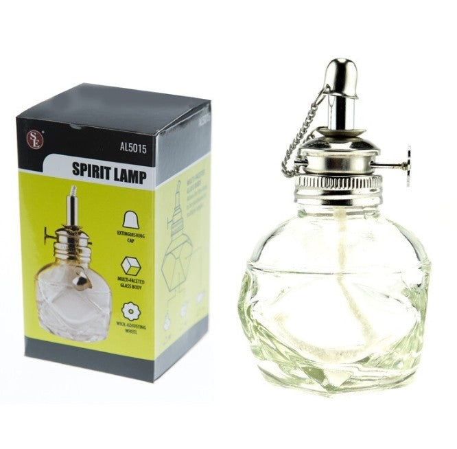 4 OZ GLASS SPIRIT LAMP