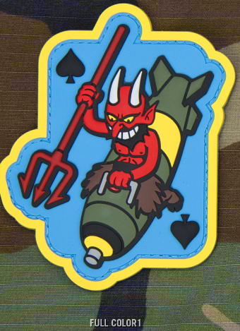 DEVIL BOMBER PVC MORALE PATCH