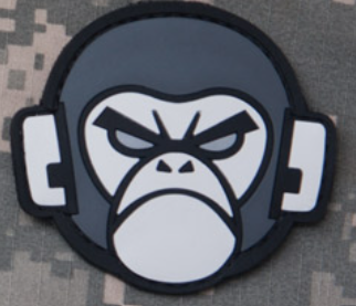 MONKEY HEAD PVC MORALE PATCH