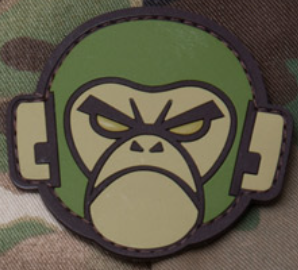 MONKEY HEAD PVC MORALE PATCH