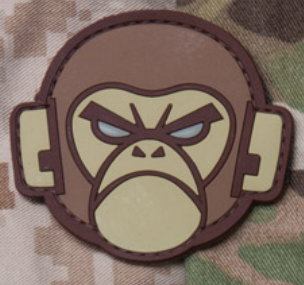 MONKEY HEAD PVC MORALE PATCH