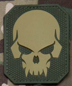 PIRATESKULL LARGE PVC MORALE PATCH