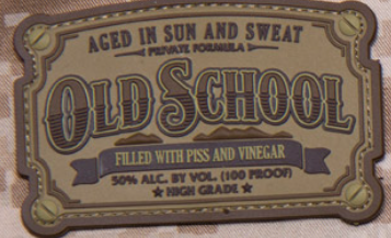 OLD SCHOOL PVC MORALE PATCH
