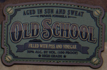 OLD SCHOOL PVC MORALE PATCH