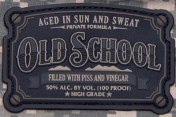 OLD SCHOOL PVC MORALE PATCH