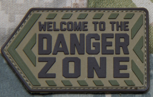 DANGER ZONE PVC PATCH