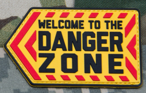 DANGER ZONE PVC PATCH
