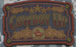 COWBOY UP PVC MORALE PATCH