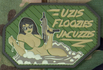 UZIS FLOOZIES JACUZZIS PVC MORALE PATCH