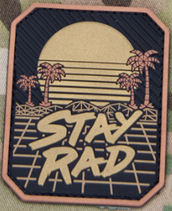 STAY RAD PVC MORALE PATCH