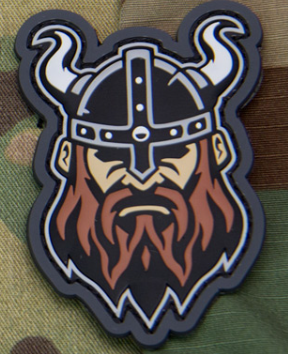 VIKING HEAD PVC MORALE PATCH