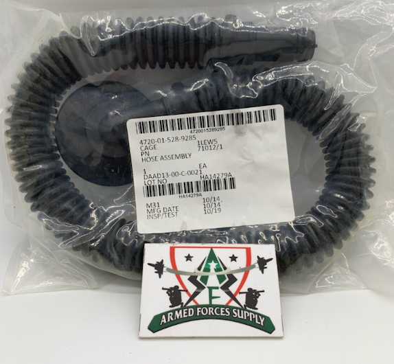 AVON FM59/ M50 Gas Mask Hose Assembly NSN 4720-01-528-9285 P/N 71012/1