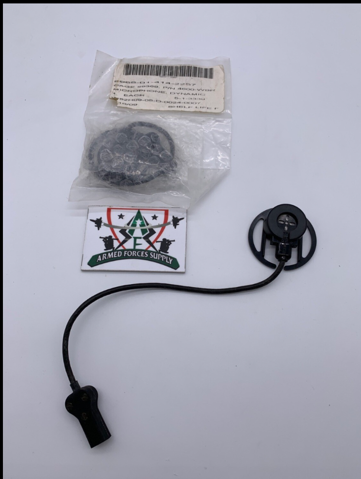 M40 / MCU-2/P Gas Mask Voice Emitter / Dynamic Microphone NSN#5965-01-414-2257 P//N 4600-WBR