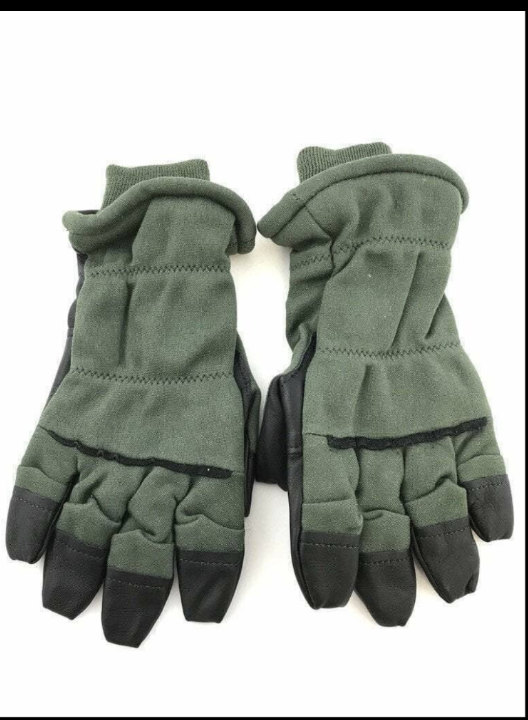 COLD WEATHER GLOVES INTERMEDIATE FLYER GREEN/BLACK