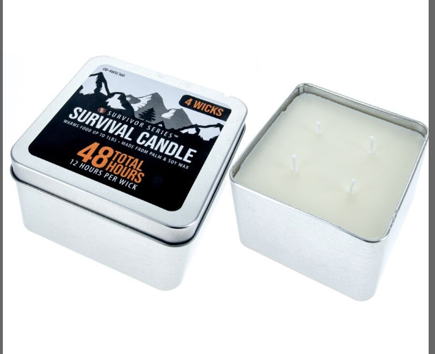 4 WICK CANDLE IN A TIN 48 HOURS