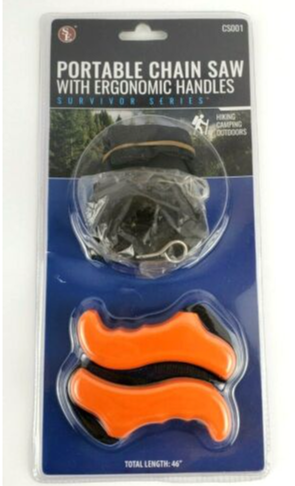 Survival Pocket Chain Saw Portable Folding Hand Chainsaw Outdoor Gear NEW