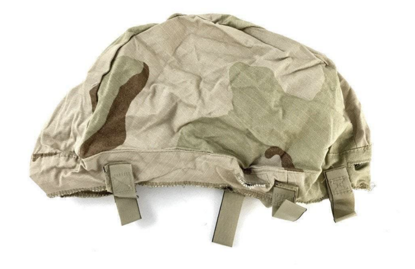 DCU 3 COLOR DESERT KEVLAR PASGT HELMET COVER NIP SZ M/L