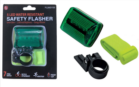 5 LED WATER RESISTANT SAFETY FLASHER
