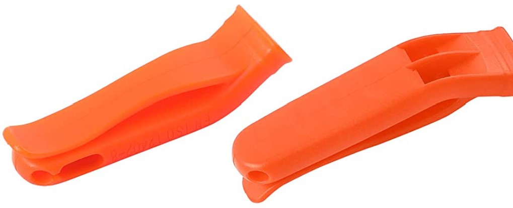 USCG US COAST GUARD ORANGE WHISTLE SURVIVAL VEST NEW