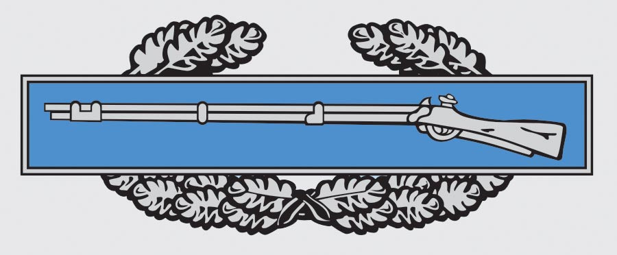 Mylar Decal - Combat Infantry Badge