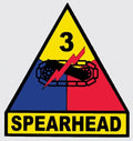 Mylar Decal - 3rd Armored Division CSIB