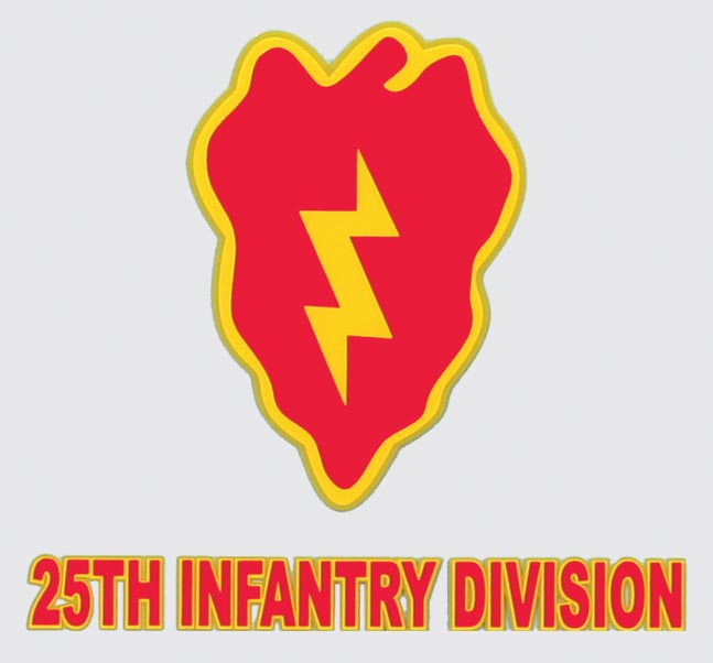 Mylar Decal - 25th Infantry Division CSIB