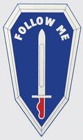 Mylar Decal - Army Infantry School Crest
