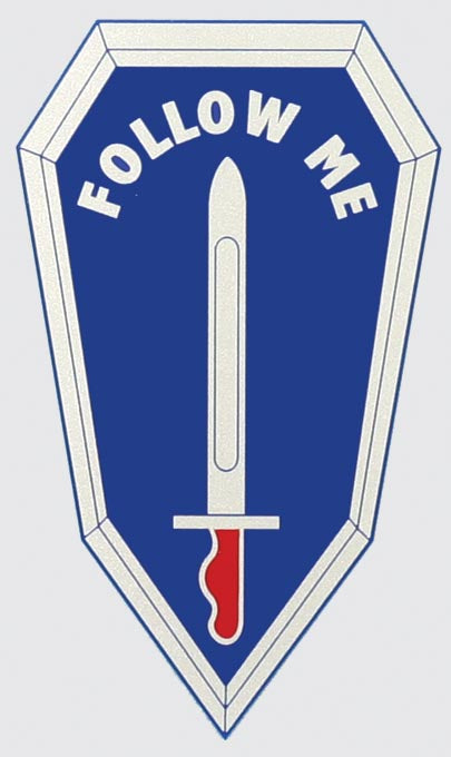 Mylar Decal - Army Infantry School Crest
