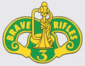 Mylar Decal - 3rd Armored Cavalry Regiment CSIB