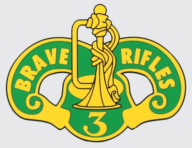 Mylar Decal - 3rd Armored Cavalry Regiment CSIB