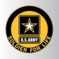 Mylar Decal - Army Soldier for Life