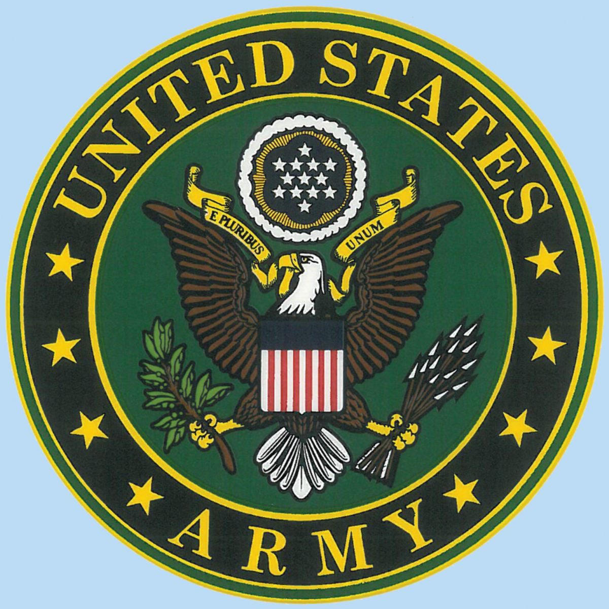 Mylar Decal - Army Crest