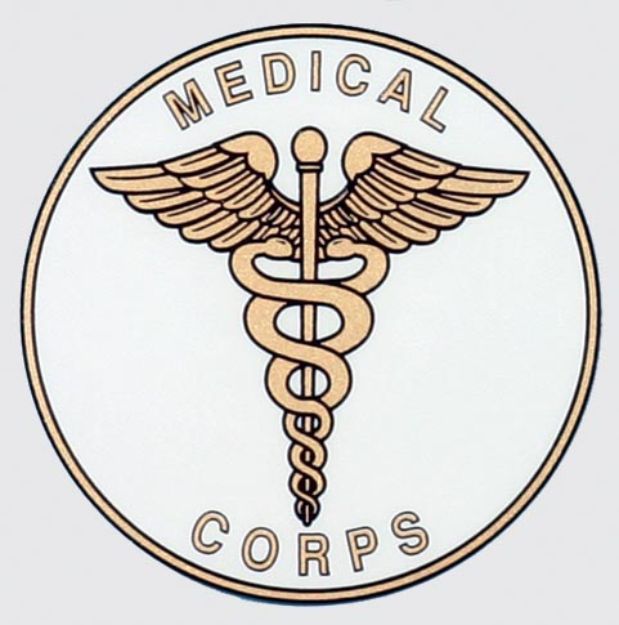 Mylar Decal - Army Medical Corps