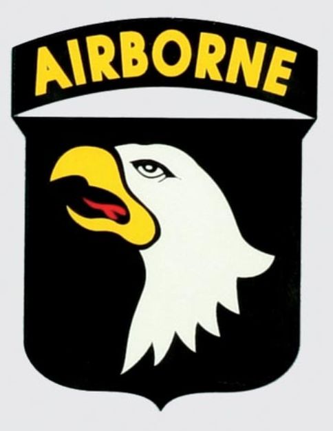 Mylar Decal - 101st Airborne CSIB