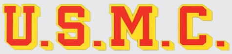 Mylar Decal - U.S.M.C.