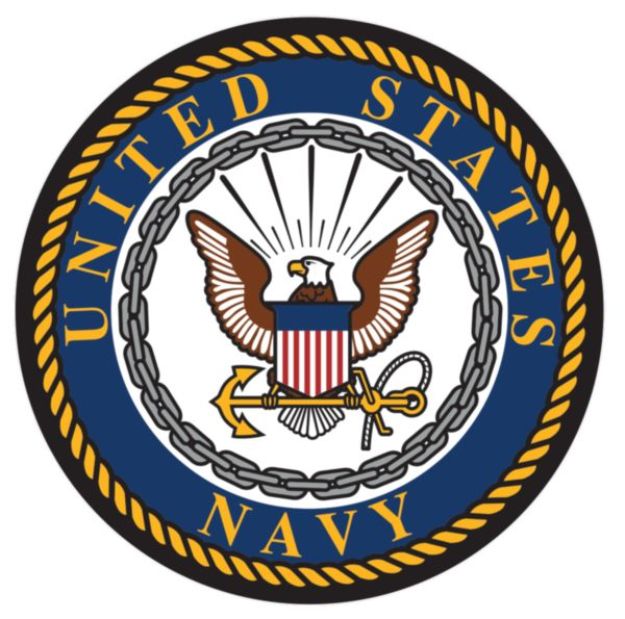 Sticker - Navy Crest